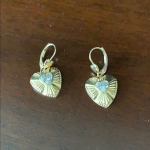 Gold earrings 14K- CZ